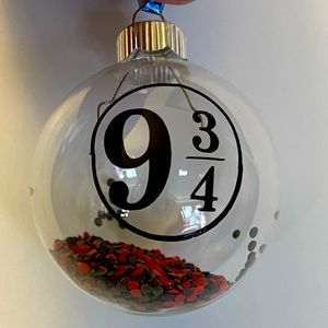 NWT Harry Potter Glass Ornament